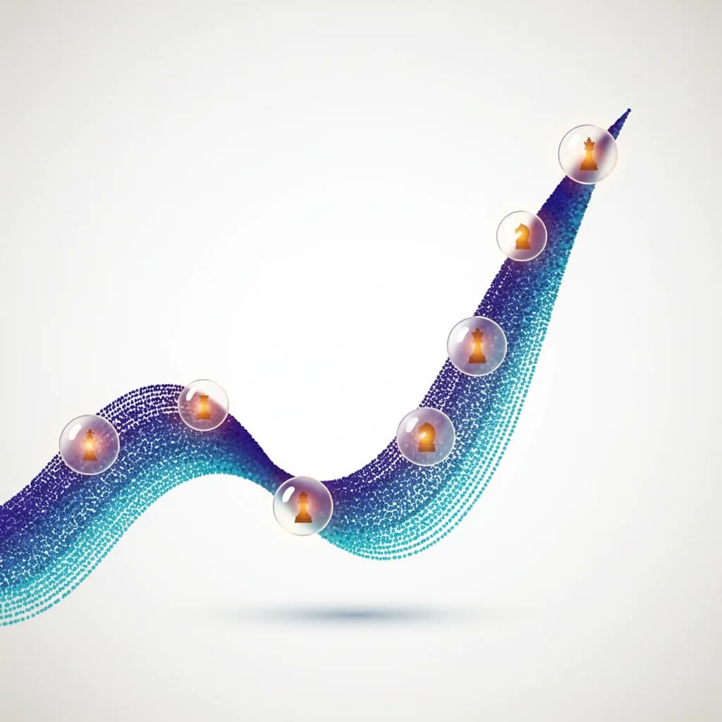 The Ebbinghaus forgetting curve showing memory retention over time