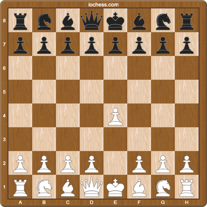 Starting position after 1.e4, Black's decision point