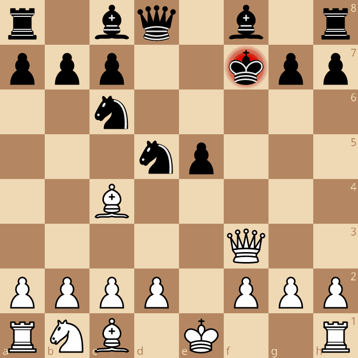 Fried Liver Attack Main Attack (5...Nxd5) after 4...d5 5.exd5 Nxd5 6.Nxf7 Kxf7 7.Qf3+