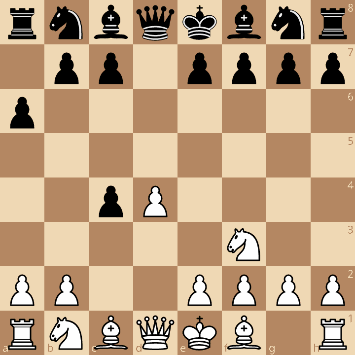 Queen's Gambit Accepted Alekhine Variation (3...a6) after 3.Nf3 a6